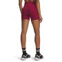 mini: Damskie spodenki treningowe Under Armour UA Motion Middy - burgundowe (3)