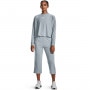 mini: Damskie spodnie treningowe Under Armour UA Rival Terry Flare Crop Pants- szare (1)
