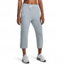 mini: Damskie spodnie treningowe Under Armour UA Rival Terry Flare Crop Pants- szare (2)