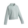 mini: Dziewczęca bluza dresowa nierozpinana z kapturem Under Armour UA Rival Fleece Hoodie - zielona (3)