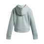 mini: Dziewczęca bluza dresowa nierozpinana z kapturem Under Armour UA Rival Fleece Hoodie - zielona (2)