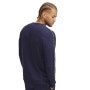 mini: Męska bluza dresowa nierozpinana bez kaptura Under Armour UA Icon Fleece Crew Taping - granatowa (2)