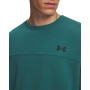 mini: Męska bluza dresowa nierozpinana bez kaptura Under Armour UA Rival LW Crew - zielona (3)