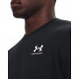 Męska bluza dresowa nierozpinana bez kaptura Under Armour UA Essential Fleece Crew - czarna