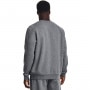mini: Męska bluza dresowa nierozpinana bez kaptura Under Armour UA Essential Fleece Crew - szara (2)
