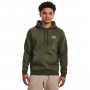  UNDER ARMOUR Męska bluza dresowa nierozpinana z kapturem Under Armour UA Icon Fleece Hoodie  khaki Khaki