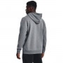 mini: Męska bluza dresowa nierozpinana z kapturem Under Armour UA Icon Fleece Hoodie - szara (2)