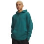  UNDER ARMOUR Męska bluza dresowa nierozpinana z kapturem Under Armour UA Icon Fleece Hoodie  zielona Zielony
