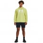 mini: Męska bluza dresowa nierozpinana z kapturem Under Armour UA Rival Fleece Logo HD - żółta (3)
