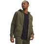 Obrazek dla: UNDER ARMOUR Meska bluza dresowa rozpinana z kapturem Under Armour UA Icon Fleece FZ Taping  oliwkowa Zielony