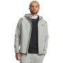  UNDER ARMOUR Męska bluza dresowa rozpinana z kapturem Under Armour UA Unstoppable Fleece FullZip  szara Szary