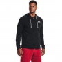 Obrazek dla: UNDER ARMOUR Męska bluza dresowa rozpinana z kapturem UNDER ARMOUR UA RIVAL TERRY LC FZ  czarna Czarny