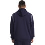 mini: Męska bluza dresowa z nadrukiem Under Armour UA Rival Fleece - granatowa (2)