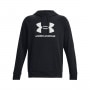 mini: Męska bluza dresowa nierozpinana z kapturem Under Armour UA Rival Fleece Logo HD - czarna (5)