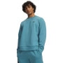  UNDER ARMOUR Męska bluza treningowa nierozpinana bez kaptura Under Armour UA Unstoppable Flc Crew  niebieska Niebieski