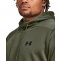 mini: Męska bluza treningowa nierozpinana z kapturem Under Armour UA Armour Fleece Hoodie - oliwkowa/khaki (4)