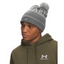 mini: Męska czapka zimowa Under Armour M Halftime Pom Beanie - khaki (1)