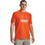 UNDER ARMOUR Męska koszulka treningowa UNDER ARMOUR GL Foundation SS T  Orange neon