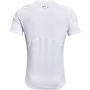mini: Męska koszulka treningowa UNDER ARMOUR HG Armour Fitted SS - biała (6)