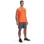 mini: Męska koszulka treningowa Under Armour UA M Tech Print Fill SS - pomarańczowa (3)