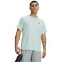 Obrazek dla: UNDER ARMOUR Męska koszulka treningowa Under Armour UA Tech Textured SS  miętowa Miętowy
