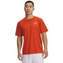 mini: Męska koszulka treningowa Under Armour UA Tech Textured SS - pomarańczowa (1)