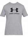 mini: Męski t-shirt z nadrukiem UNDER ARMOUR SPORTSTYLE LOGO SS - szary (4)