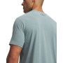 mini: Męska koszulka z krótkim rękawem Under Armour UA M CENTER BOXED LOGO SS - szara (3)