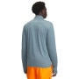 mini: Męski longsleeve do biegania Under Armour UA Launch 1/4 ZIP - turkusowy (2)
