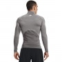 Męski longsleeve treningowy termoaktywny UNDER ARMOUR UA CG Armour Comp Mock - szary