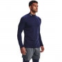 Obrazek dla: UNDER ARMOUR Męski longsleeve treningowy termoaktywny UNDER ARMOUR UA CG Armour Fitted Mock  granatowy Granatowy
