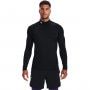 mini: Męski longsleeve treningowy termoaktywny UNDER ARMOUR UA CG Armour Fitted Mock - czarny (1)