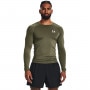 mini: Męski longsleeve treningowy UNDER ARMOUR UA HG Armour Comp LS - khaki (1)