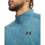 mini: Męski longsleeve treningowy Under Armour UA Tech Textured 1/2 Zip - niebieski (3)
