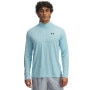mini: Męski longsleeve treningowy Under Armour UA Tech Vent GTessa 1/2 Zip - niebieski (4)