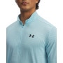 mini: Męski longsleeve treningowy Under Armour UA Tech Vent GTessa 1/2 Zip - niebieski (3)