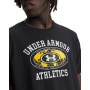 mini: Męski t-shirt z nadrukiem Under Armour UA Armor Globe SS - czarny (3)