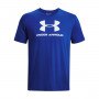mini: Męski t-shirt z nadrukiem Under Armour Sportstyle Logo SS - niebieski (5)