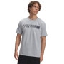 mini: Męski t-shirt z nadrukiem Under Armour UA Camo Chest Stripe SS - szary (3)