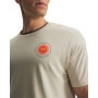 mini: Męski t-shirt z nadrukiem Under Armour UA Defy The Elements - beżowy (3)