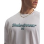 mini: Męski t-shirt z nadrukiem Under Armour UA Heavyweight Wordmark - biały (3)