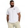 mini: Męski t-shirt z nadrukiem Under Armour UA Hw Lc Patch SS - biały (7)