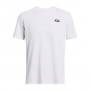 mini: Męski t-shirt z nadrukiem Under Armour UA Hw Lc Patch SS - biały (5)