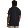 mini: Męski t-shirt z nadrukiem Under Armour UA Hw Lc Patch SS - czarny (2)