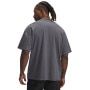 mini: Męski t-shirt z nadrukiem Under Armour UA HWT U LOGO SS - szary (2)