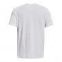 mini: Męski t-shirt z nadrukiem Under Armour UA Logo Emb Heavyweight SS - biały (6)