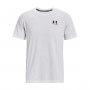 mini: Męski t-shirt z nadrukiem Under Armour UA Logo Emb Heavyweight SS - biały (5)
