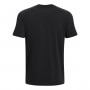 mini: Męski t-shirt z nadrukiem Under Armour UA Logo Emb Heavyweight SS - czarny (6)