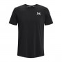 mini: Męski t-shirt z nadrukiem Under Armour UA Logo Emb Heavyweight SS - czarny (5)