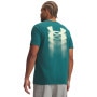 Obrazek dla: UNDER ARMOUR Męski tshirt z nadrukiem Under Armour UA M Blur Logo SS  zielony Zielony